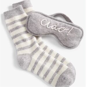 100% cashmere sock mask set